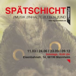 Die Eulen haben Spätschicht: Jugendgottesdienst @ FeG Gemeindezentrum | Mannheim | Baden-Württemberg | Deutschland